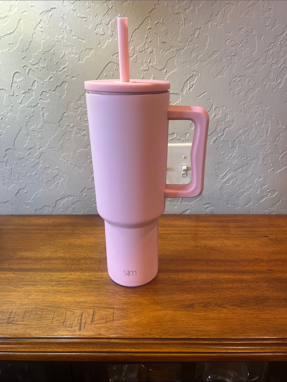 Simple Modern Pink 40 oz  Insulated Travel Mug with Straw